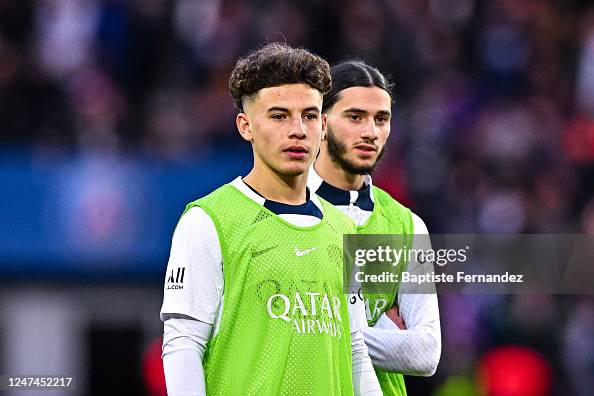 Ismael GHARBI of Paris Saint Germain and Ilyes HOUSNI of Paris Saint