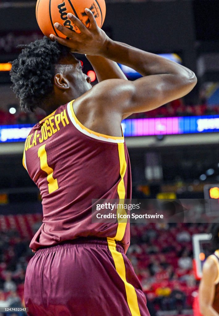 Josh Rode Minnesota Minnesota Golden Gophers forward Joshua Ola-Joseph in action during ...