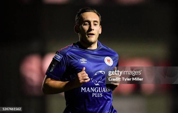 Dublin , Ireland - 24 February 2023; Vladislav Kreida of St Patrick's Athletic during the SSE Airtricity Men's Premier Division match between St...