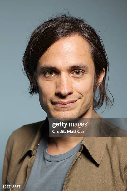 Actor Gael Garcia Bernal of "Miss Bala" poses during the 2011 Toronto Film Festival at Guess Portrait Studio on September 12, 2011 in Toronto, Canada.