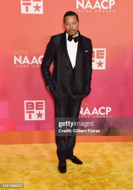 Terrence Howard at the 54th NAACP Image Awards held at the Pasadena Civic Auditorium on February 25, 2023 in Pasadena, California.