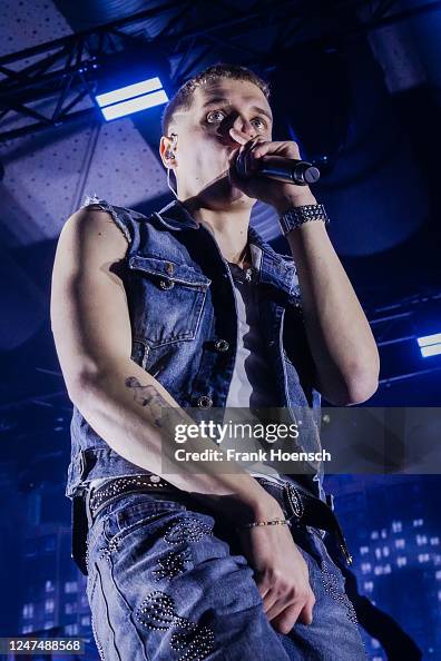 German rapper $oho Bani performs live on stage during a concert at ...