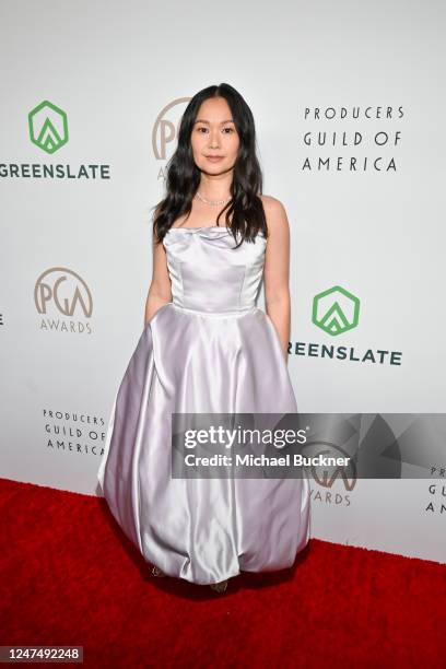 Hong Chau at the 34th Annual Producers Guild Awards held at The Beverly Hilton on February 25, 2023 in Beverly Hills, California.