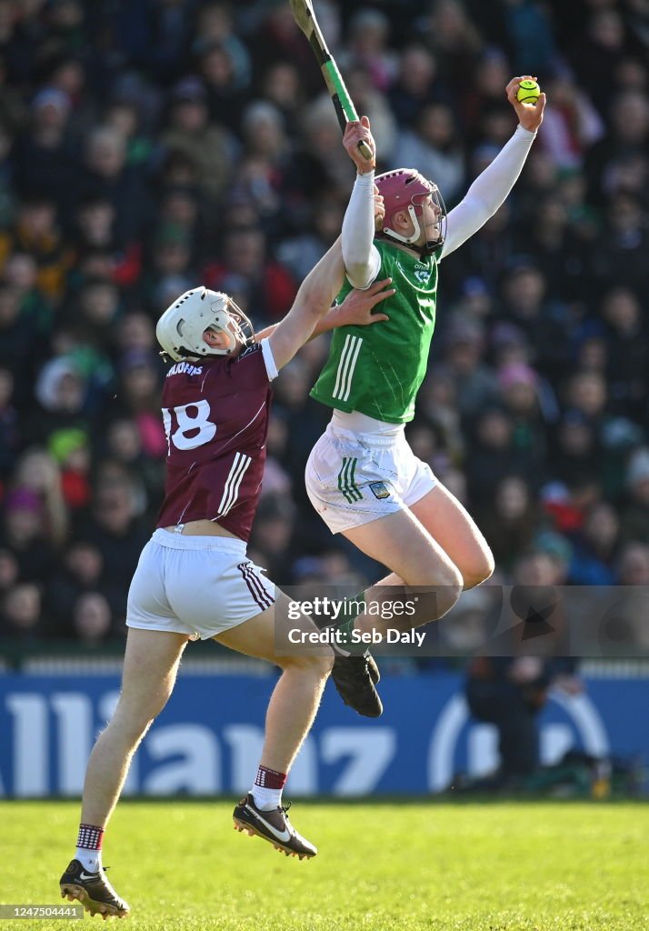 Huling Limerick Galway , Ireland - 26 February 2023; Shane OBrien of Limerick in ...