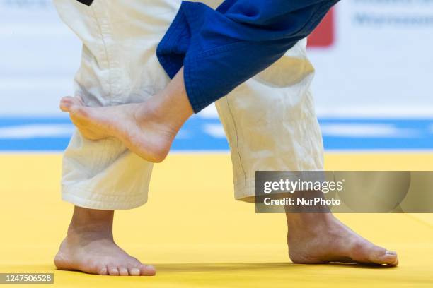 During judo Warsaw European Open 2023 in Warsaw, Poland on February 25, 2023.