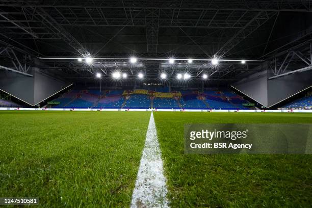 General inside view of the GelreDome home stadium of Vitesse prior to the Eredivisie match between Vitesse and Ajax at the GelreDome on February 26,...