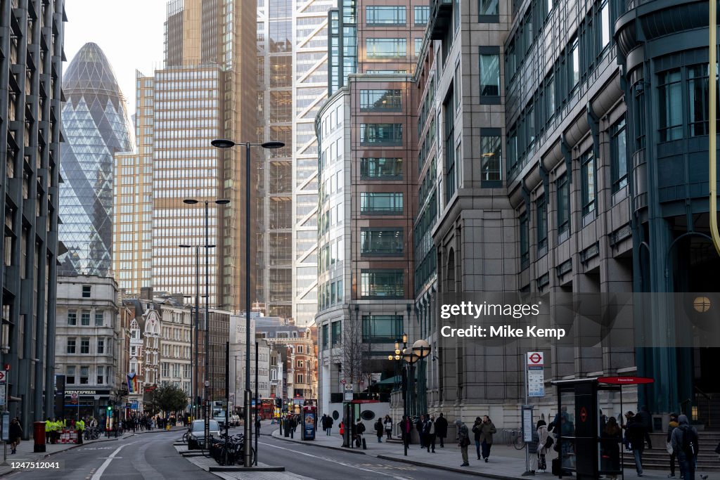 Bishopsgate In The City Of London