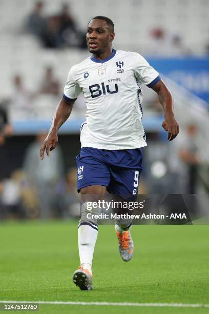 Odion Ighalo of Al Hilal SFC during the AFC Champions League - Western Region - Semi Final Match between Al-Duhail v Al-Hilal SFC at Al Thumama...