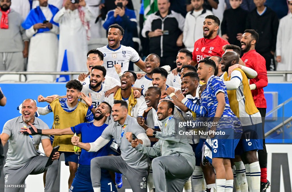 Players of Saudi Arabias Al Hilal Saudi FC celebrate after victory News  Photo - Getty Images