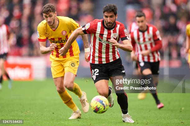 Raul Garcia of Athletic Club during the La Liga match between Athletic Club and Girona FC played at San Mames Stadium on February 26, 2023 in Bilbao,...