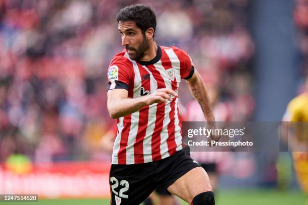 Raul Garcia of Athletic Club during the La Liga match between Athletic Club and Girona FC played at San Mames Stadium on February 26, 2023 in Bilbao,...