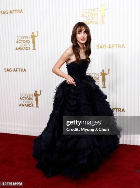 26th, 29th ANNUAL SCREEN ACTORS GUILD AWARDS - Julia Butters arrives at the 29th Annual Screen Actors Guild Award, held at the Fairmont Century Plaza...