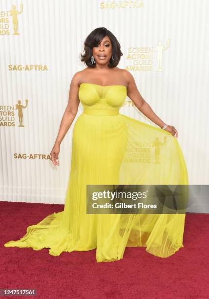 Niecy Nash-Betts at the 29th Annual Screen Actors Guild Awards held at the Fairmont Century Plaza on February 26, 2023 in Los Angeles, California.