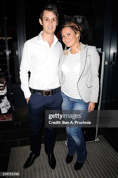 Oliver Jarvis attends the launch of Kate Voegeles "Signature Series Sunglasses Beckon" at the Oakley Store on September 12, 2011 in London, England.