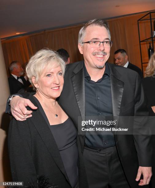 Holly Rice and Vince Gilligan at the 29th Annual Screen Actors Guild Awards held at the Fairmont Century Plaza on February 26, 2023 in Los Angeles,...