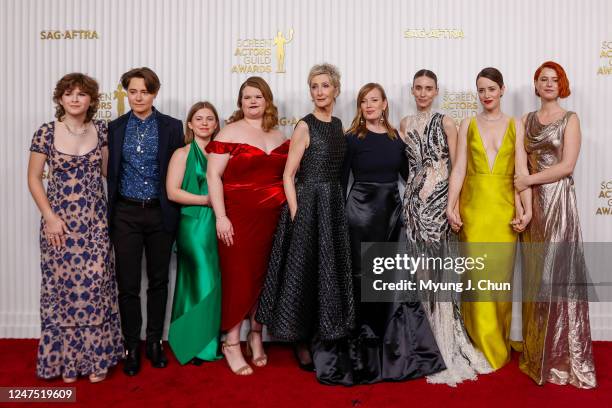 26th, 29th ANNUAL SCREEN ACTORS GUILD AWARDS - The cast of Women Talking arrives at the 29th Annual Screen Actors Guild Award, held at the Fairmont...