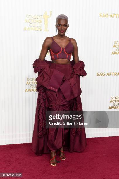 Sheila Atim at the 29th Annual Screen Actors Guild Awards held at the Fairmont Century Plaza on February 26, 2023 in Los Angeles, California.