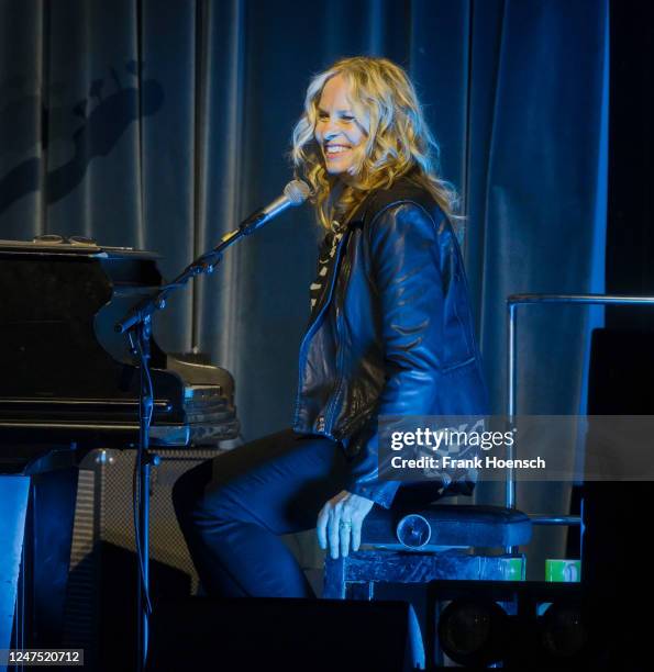 American singer Vonda Shepard performs live on stage during a concert at the Babylon on February 26, 2023 in Berlin, Germany.