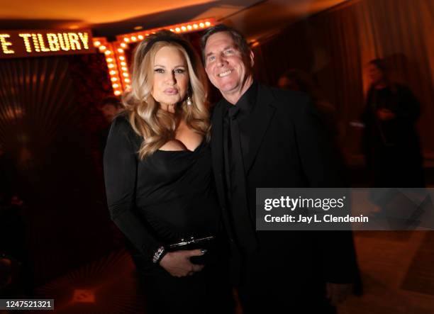 26th, 29th ANNUAL SCREEN ACTORS GUILD AWARDS - Jennifer Coolidge and Tim Bagley during the Cocktail Reception at the 29th Annual Screen Actors Guild...