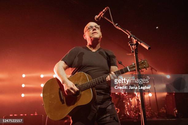 February 26: Black Francis of Pixies performs live on stage during a concert at the Columbiahalle on February 26, 2023 in Berlin, Germany.