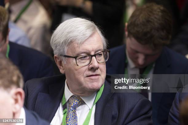 John Allan, chairman of Tesco Plc, attends a speech by Keir Starmer, leader of the Labour Party, in the City of London, UK, on Monday, Feb. 27, 2023....