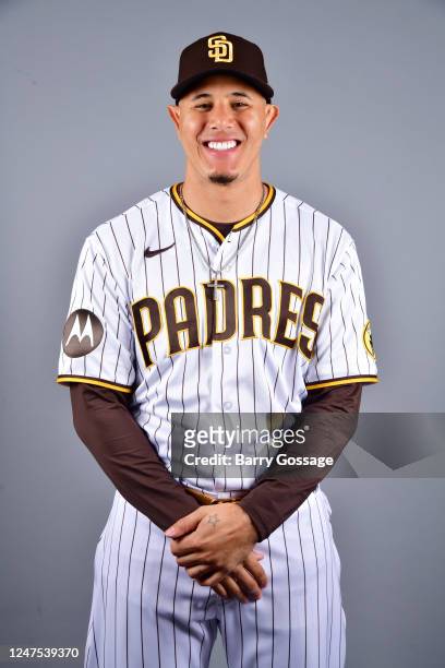 Manny Machado of the San Diego Padres poses for a photo during the San Diego Padres Photo Day at Peoria Sports Complex on Thursday, February 23, 2023...