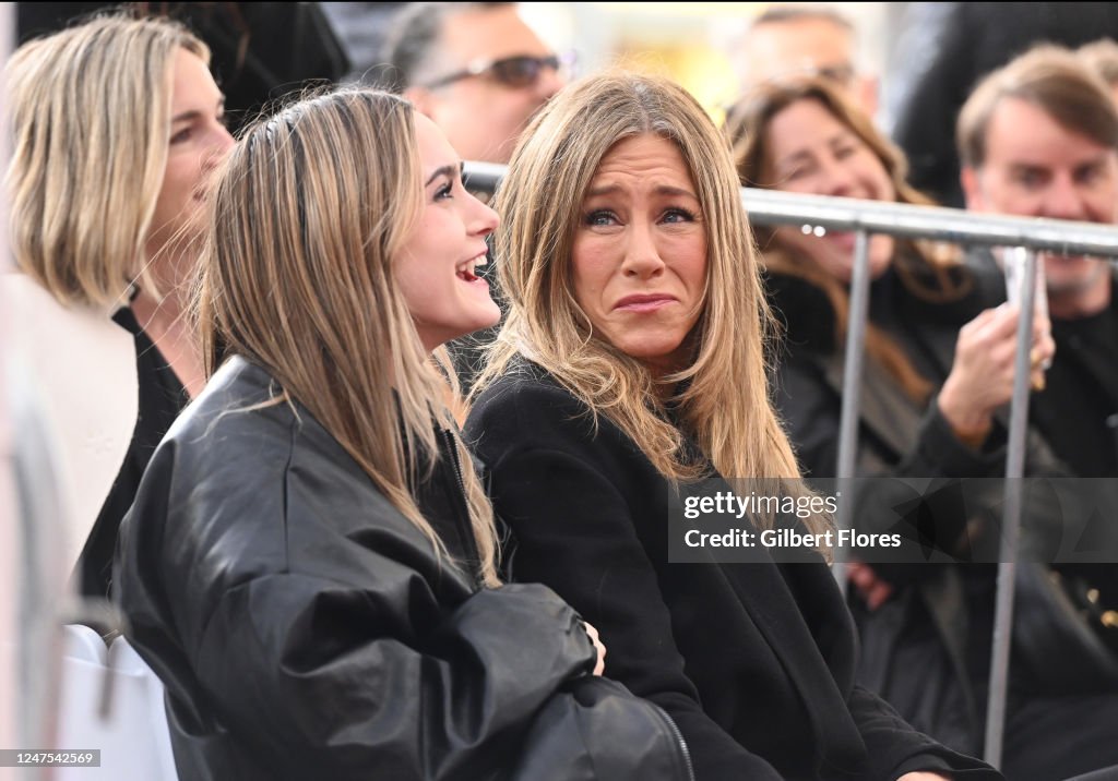 Coco Arquette and Jennifer Aniston at the star ceremony where... Foto di  attualità - Getty Images