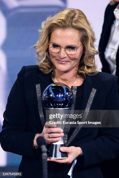 The Best FIFA Women's Coach Sarina Wiegman during The Best FIFA Football Awards 2022 on February 27, 2023 in Paris, France.