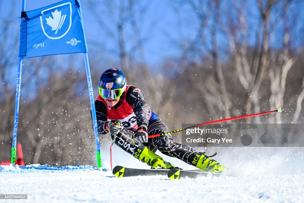 Tanner Graves of United States competes in Giant Slalom at the NORAM
