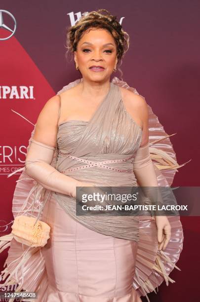 Costume designer Ruth E. Carter arrives for the 25th Costume Designers Guild Awards at The Fairmont Century Plaza in Los Angeles, California, on...