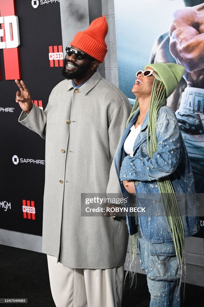 Tobe Rapper US rapper Tobe Nwigwe and his wife Martica