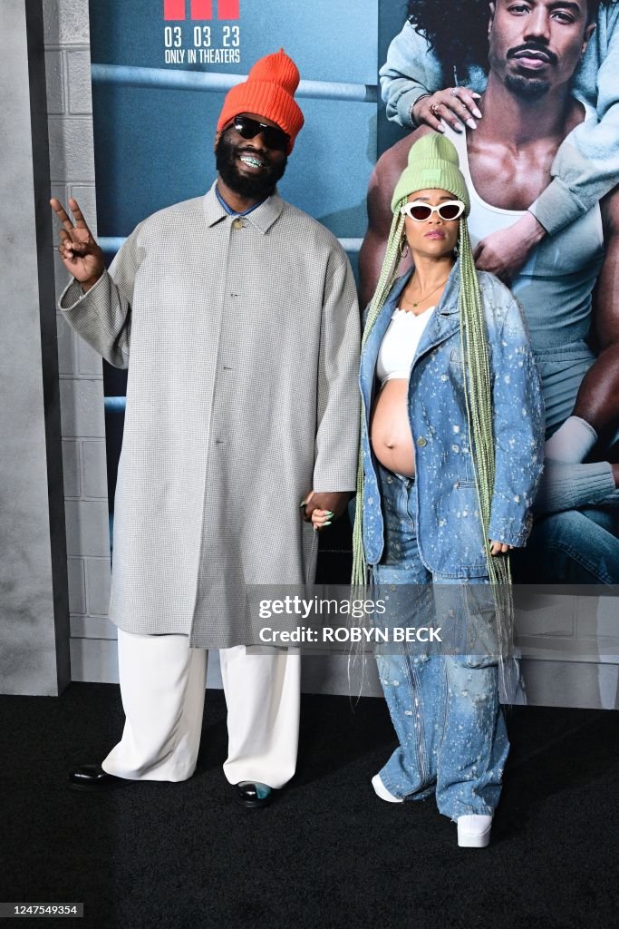 Tobe Rapper US rapper Tobe Nwigwe and his wife Martica