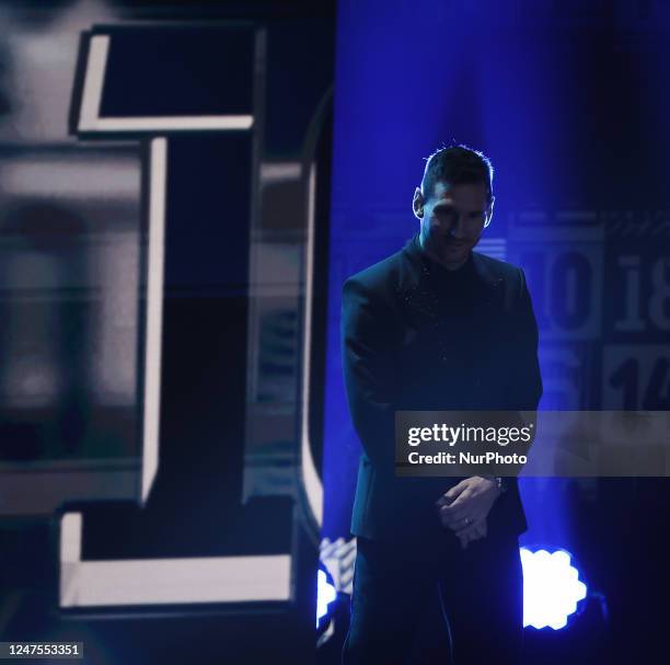 Lionel Messi during The Best FIFA Football Awards 2022 on February 27, 2023 in Paris, France.