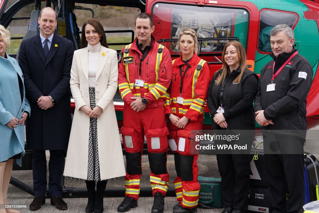 The Prince And Princess Of Wales Visit Wales