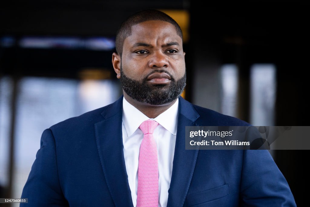 Rep Conference Rep. Byron Donalds, R-Fla., leaves a meeting of the House Republican ...