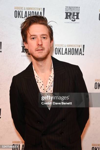 Arthur Darvill attends the press night after party for "Oklahoma!" at Sophie's Soho on February 28, 2023 in London, England.