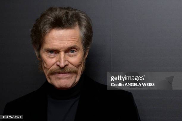 Actor Willem Dafoe attends Focus Features' "Inside" New York Screening at Metrograph on February 28, 2023 in New York City