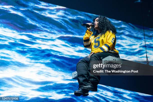February 27th, 2023 - SZA performs at Capital One Arena in Washington, D.C. During her SOS Tour.