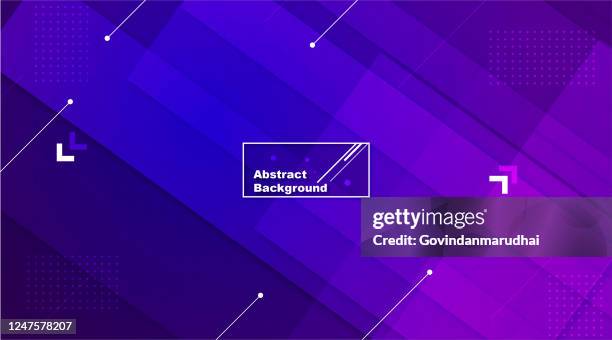 abstract purple and blue vector background - multicolored twisted shape background stock illustrations
