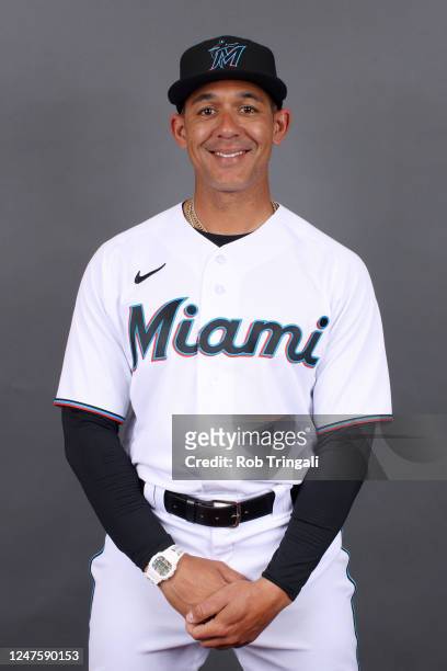 First Base/Outfield Coach Jon Jay of the Miami Marlins poses for a News  Photo - Getty Images