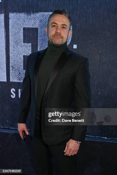 Warren Brown attends the Global Premiere of "Luther: The Fallen Sun" at the BFI IMAX Waterloo on March 1, 2023 in London, England.