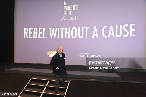 Charles Finch attends a special screening of "Rebel Without A Cause" presented by A Rabbit's Foot #WB100 at The Curzon Mayfair on March 1, 2023 in...