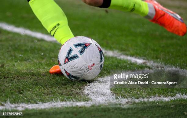 Tottenham Hotspur's Ivan Perisic takes a corner kick during the The Emirates FA Cup Fifth Round match between Sheffield United and Tottenham Hotspur...