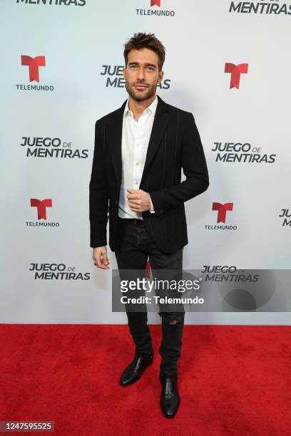 Juego de Mentiras LA Premiere Event" -- Pictured: Rodrigo Guirao at the Edition Hotel West Hollywood on February 28, 2023 --
