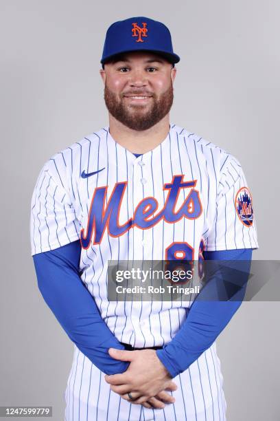 Stewart of the New York Mets poses for a photo during the New York Mets Photo Day at Clover Park on Thursday, February 23, 2023 in Port St. Lucie,...