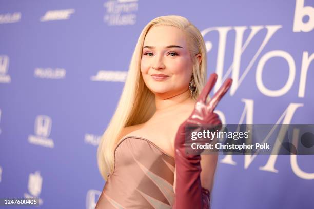 Kim Petras at Billboard Women In Music held at YouTube Theater on March 1, 2023 in Los Angeles, California.