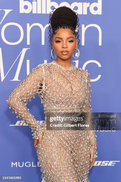 Chlöe at Billboard Women In Music held at YouTube Theater on March 1, 2023 in Los Angeles, California.