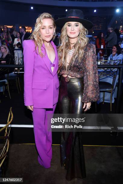 Piper Parabo and Lainey Wilson at Billboard Women In Music held at YouTube Theater on March 1, 2023 in Los Angeles, California.