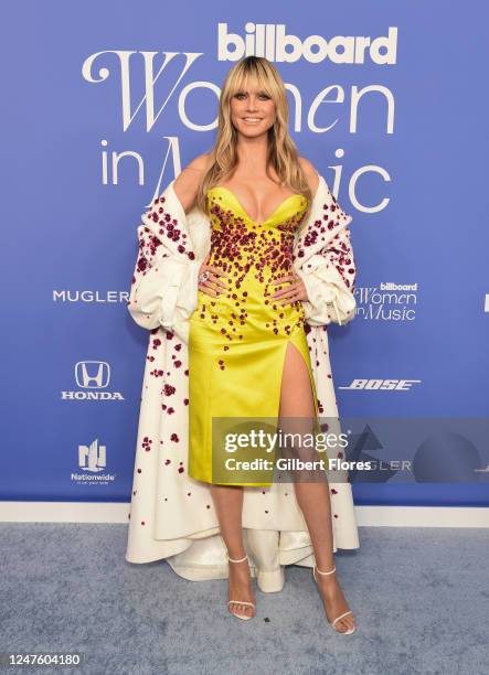 Heidi Klum at Billboard Women In Music held at YouTube Theater on March 1, 2023 in Los Angeles, California.