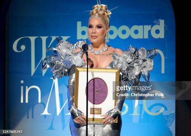 Ivy Queen at Billboard Women In Music held at YouTube Theater on March 1, 2023 in Los Angeles, California.